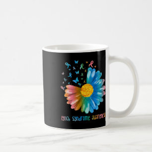 Taza De Café Conciencia del síndrome de Lynch de la mariposa Da