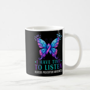 Taza De Café Conciencia del Suicidio Tengo Tiempo para Escuchar