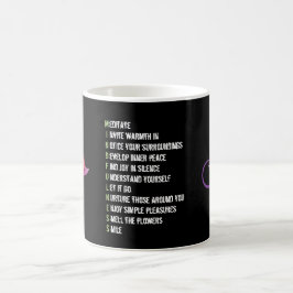 Taza De Café Conciencia Gift Mug Expresations por cada carta