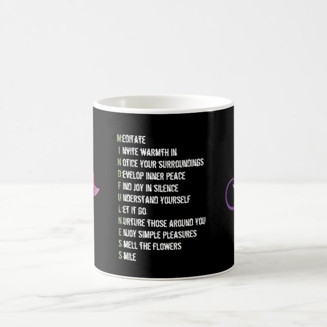 Taza De Café Conciencia Gift Mug Expresations por cada carta (Centro)