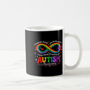 Taza De Café Conciencia infinita del autismo mamá arcoíris
