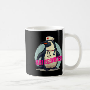 Taza De Café Conciencia Médica de la Enfermedad del Corazón de