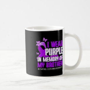 Taza De Café Conciencia Memoria Púrpura De Mi Hermano
