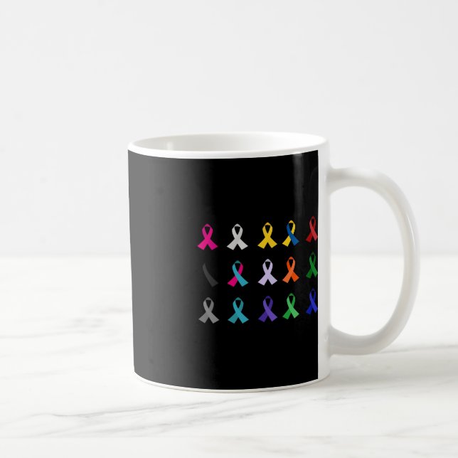 Taza De Café Conciencia mundial sobre el cáncer cruza la vestim (Derecha)