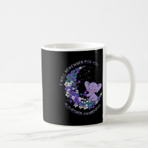 Taza De Café Conciencia que recordaré para ti Elefante Luna