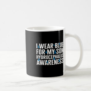 Taza De Café Conciencia Que Uso Azul Para Mi Hijo Ribbon Neuros