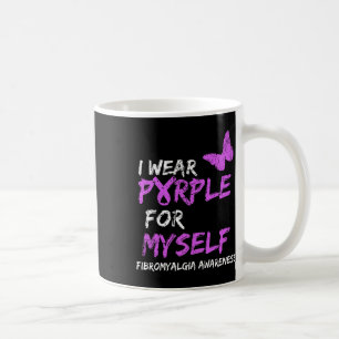 Taza De Café Conciencia Que Uso Púrpura Para Mí Mismo 1