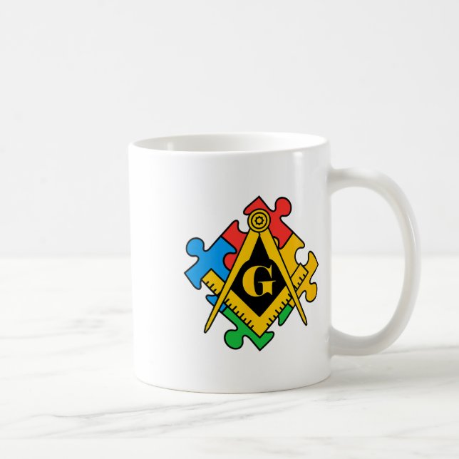 Taza De Café Conciencia sobre el autismo 4 (Derecha)