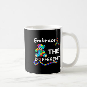 Taza De Café Conciencia sobre el Autismo Abraza lo Diferente De