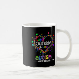 Taza De Café Conciencia Sobre El Autismo Abril Para Mujeres Más