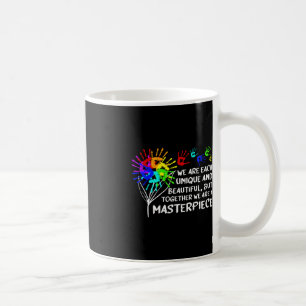 Taza De Café Conciencia sobre el autismo Obra maestra única pad