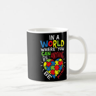 Taza De Café Conciencia sobre el Autismo Sé Amable Amabilidad