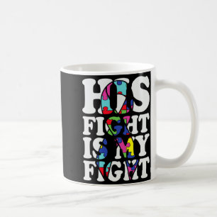 Taza De Café Conciencia sobre el Autismo Su Lucha Es Mi Lucha A