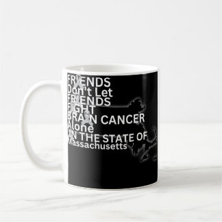 Taza De Café Conciencia sobre el cáncer cerebral en Massachuset