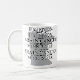 Taza De Café Conciencia sobre el cáncer cerebral en Minnesota