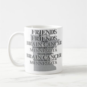 Taza De Café Conciencia sobre el cáncer cerebral en Minnesota