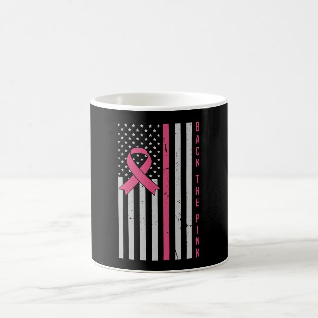 Taza De Café Conciencia sobre el cáncer de mama en el patriota  (Centro)