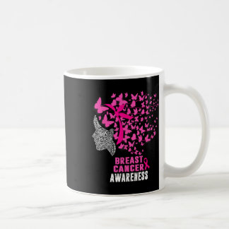 Taza De Café Conciencia sobre el cáncer de mama mariposa Cinta