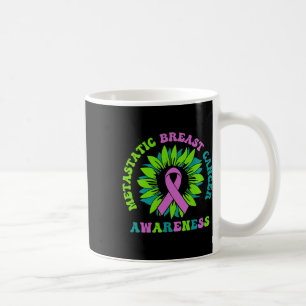 Taza De Café Conciencia sobre el cáncer de mama metastásico Cin