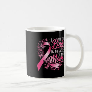 Taza De Café Conciencia Sobre El Cáncer De Mama Que Uso Rosa En