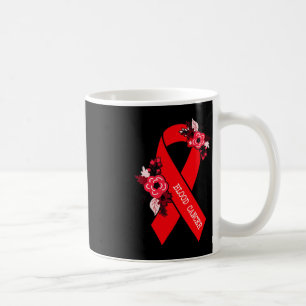 Taza De Café Conciencia sobre el cáncer de sangre La sangre de