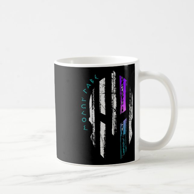 Taza De Café Conciencia sobre el cáncer Guerrero espartano casc (Derecha)