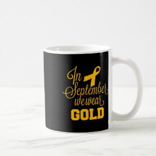 Taza De Café Conciencia sobre el Cáncer Infantil En Septiembre