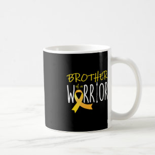 Taza De Café Conciencia sobre el cáncer infantil Hermano de un 