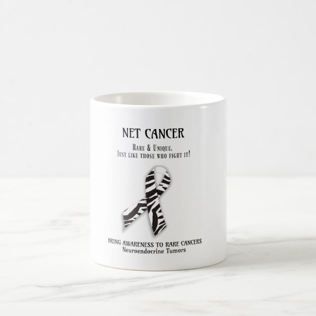 Taza De Café Conciencia sobre el cáncer Mug neuroendocrina (Centro)
