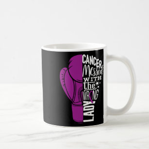 Taza De Café Conciencia sobre el cáncer pancreático Boxing Glov