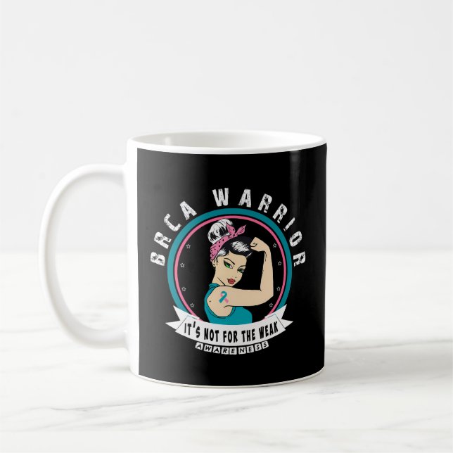 Taza De Café Conciencia sobre el Guerrero de Brca (Izquierda)