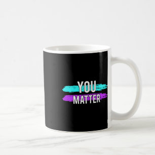 Taza De Café Conciencia Sobre El Problema Del Regalo De Diseño 