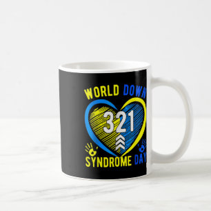 Taza De Café Conciencia sobre el síndrome de Down World 21 del