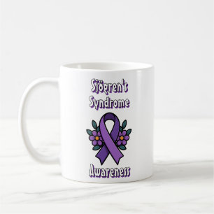 Taza De Café Conciencia sobre el síndrome de Sjögren   Cinta de