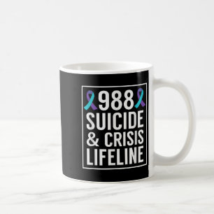 Taza De Café Conciencia sobre el suicidio - 988 Camisas - Preve