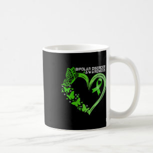 Taza De Café Conciencia sobre el trastorno bipolar de las mujer