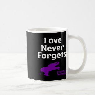 Taza De Café Conciencia sobre Heimerheimer Apoyo púrpura amor N