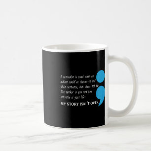 Taza De Café Conciencia sobre la depresión suicida