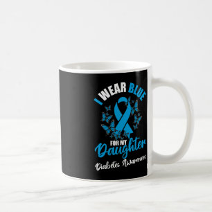 Taza De Café Conciencia sobre la diabetes Noviembre Llevo Azul