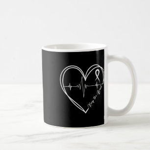 Taza De Café Conciencia sobre la enfermedad cardíaca latido car