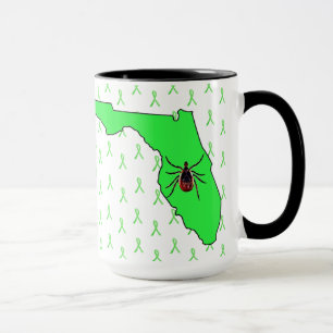 Taza de café Conciencia sobre la Enfermedad de Lym