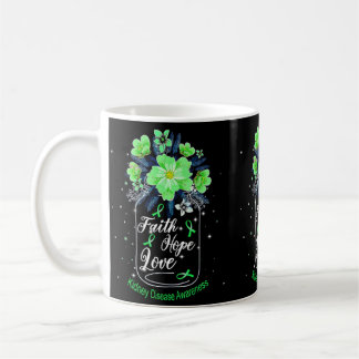 Taza De Café Conciencia sobre la enfermedad renal Fe Esperanza