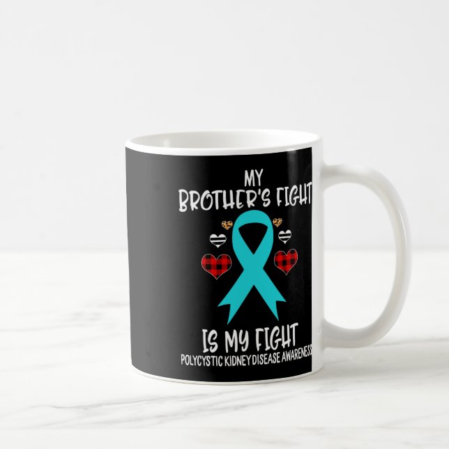 Taza De Café Conciencia sobre la enfermedad renal La lucha de m (Derecha)