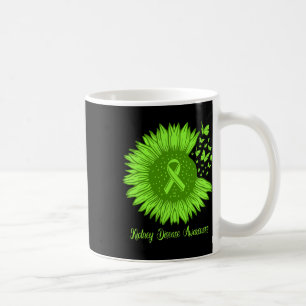Taza De Café Conciencia sobre la enfermedad renal Sunflower Mom