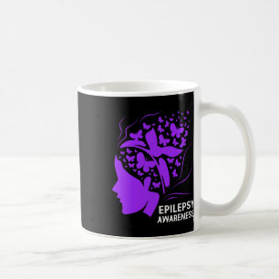 Taza De Café Conciencia sobre la epilepsia para mujeres