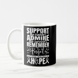 Taza De Café Conciencia Sobre La Esclerosis Sra. Warrior Apoya 
