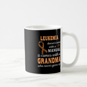 Taza De Café Conciencia sobre la leucemia Abuela Apoyo Leukemia