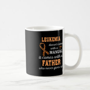 Taza De Café Conciencia sobre la leucemia Padre Apoyo a Guerrer