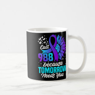 Taza De Café Conciencia sobre la prevención del suicidio Cinta