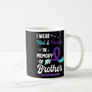 Taza De Café Conciencia Sobre La Prevención Del Suicidio En Mem